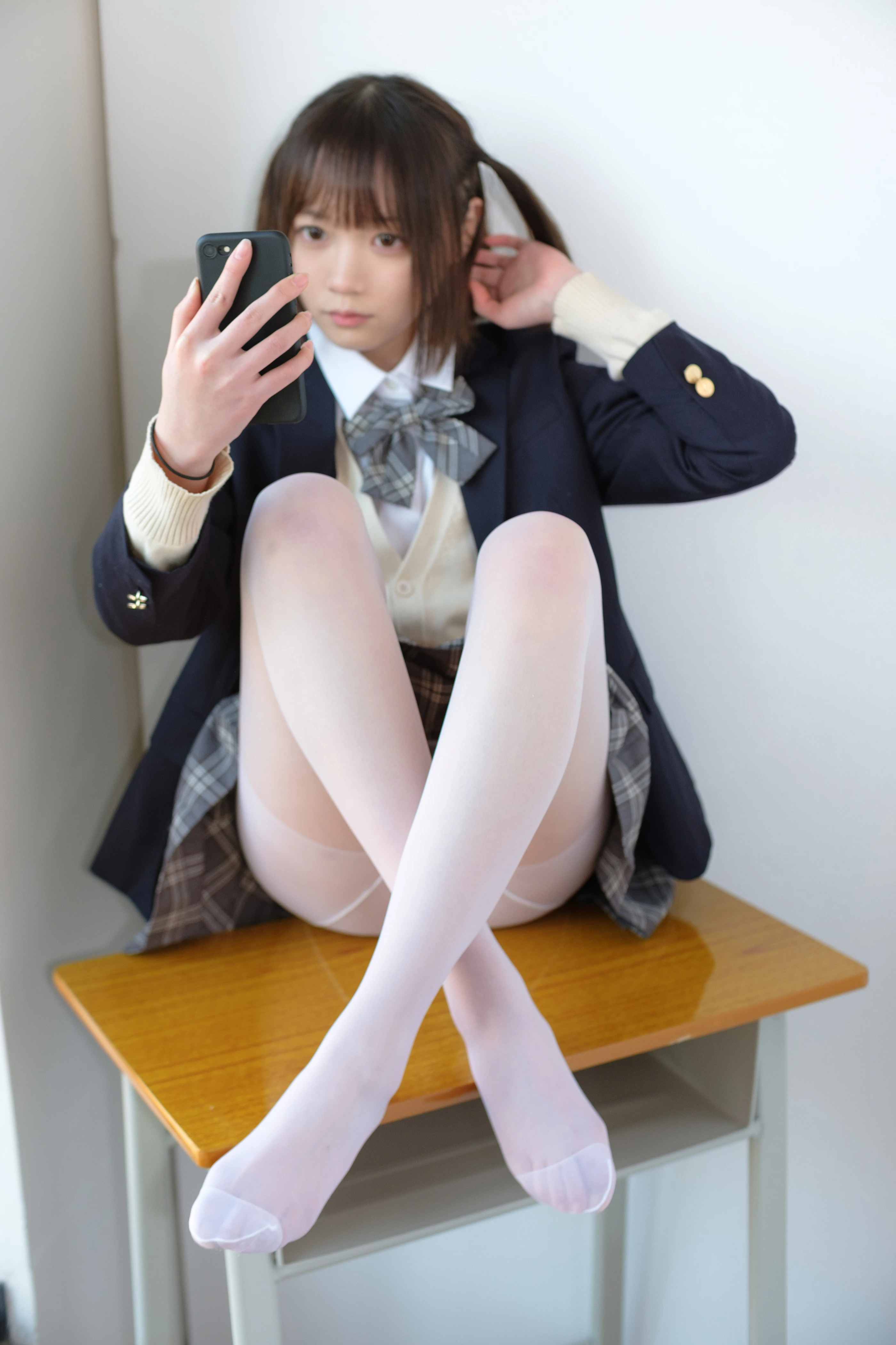 森萝财团 [X-010-SSR] JK校服白丝 [83P 1V]插图5